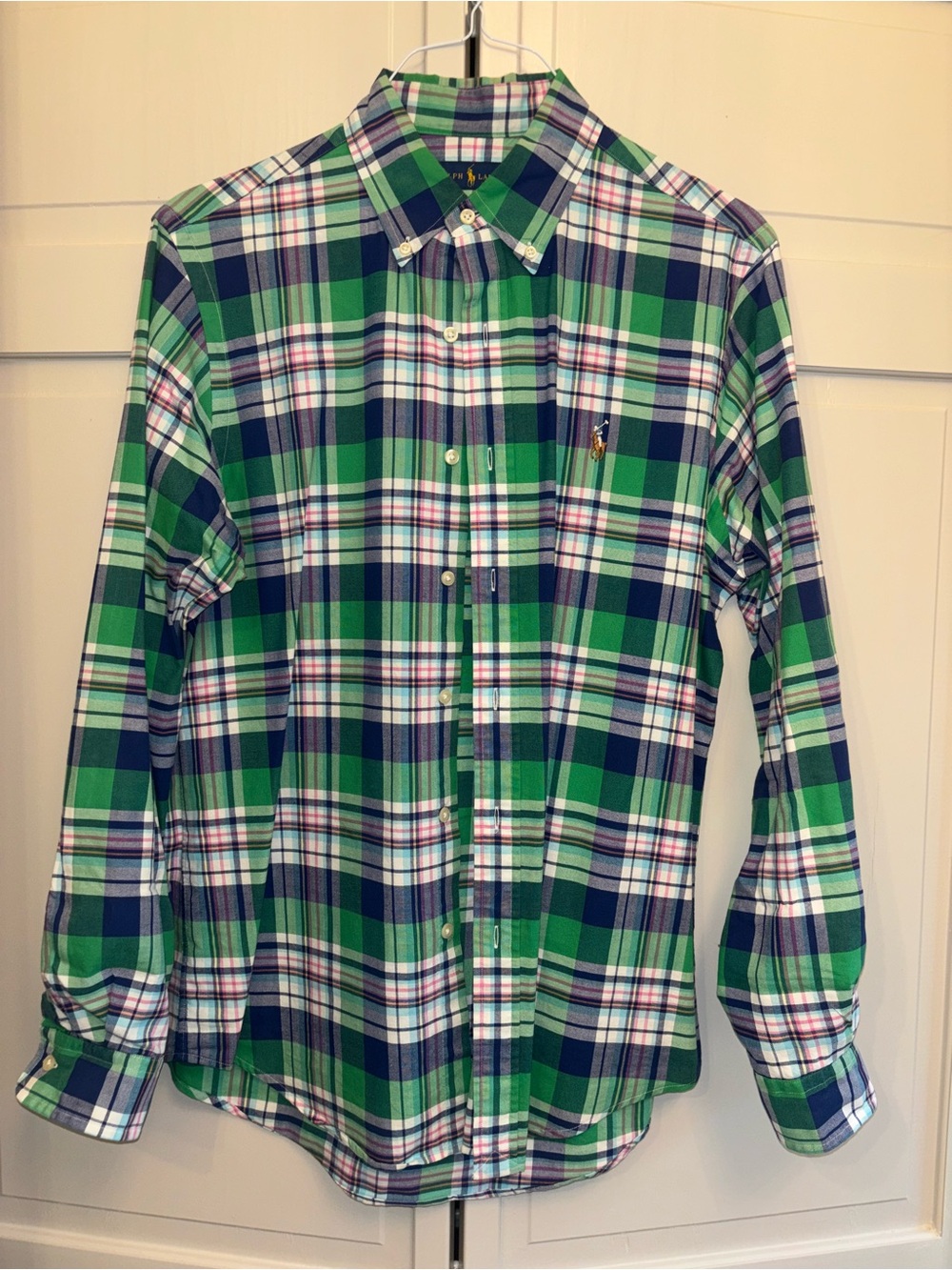 Classic Fit Plaid Oxford Polo Ralph Lauren Shirt